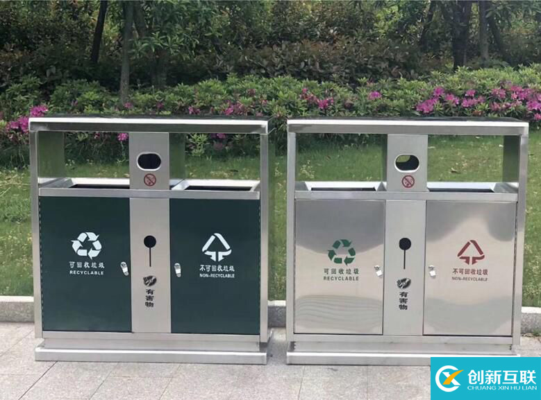 重庆垃圾桶厂家，户外分类垃圾桶果皮箱厂家直销采购(图7)