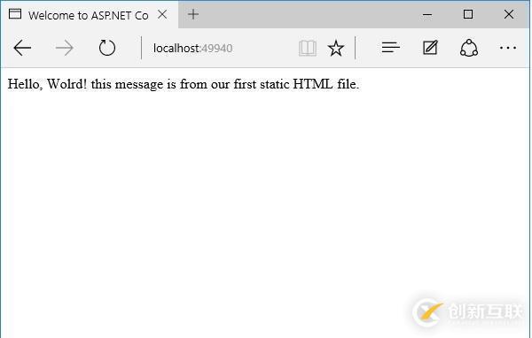 asp.net core中异常处理与静态文件的示例分析