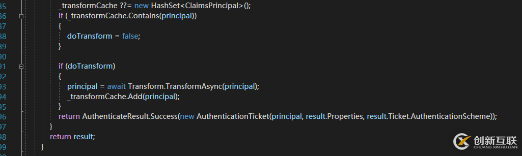.Net Core認證系統的示例分析