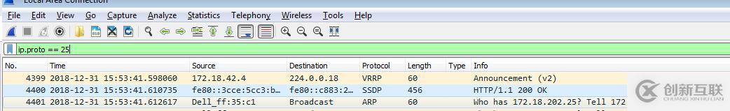 Wireshark 【OSI三层】抓包过滤规则和显示过滤规则实例