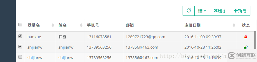 bootstrap table表格插件之服务器端分页的示例分析
