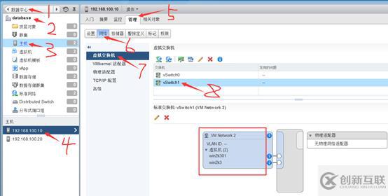 创建并管理ESXi网络
