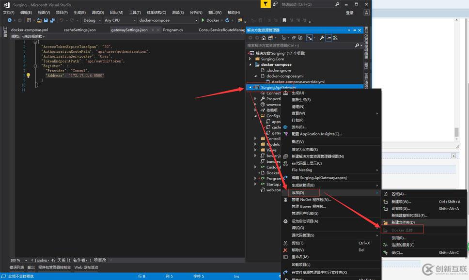 .netcore如何使用surging框架发布到docker