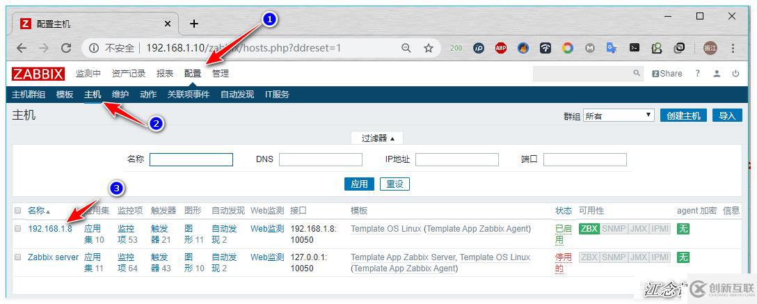 zabbix监控redis、tomcat、Nginx