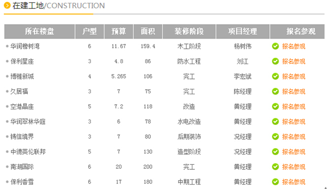 装修装饰网站建设